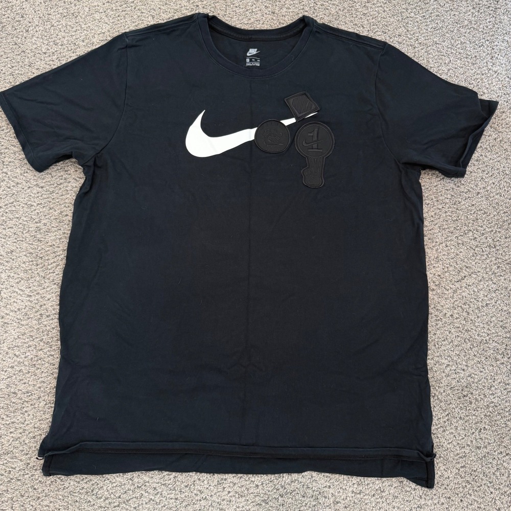 Nike Mens Victoria Aut Mors Graphic T-Shirt Black XXL Underdogs Patch Swoosh